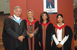 الجامعة البريطانية تحتفل بباكورة خريجيها