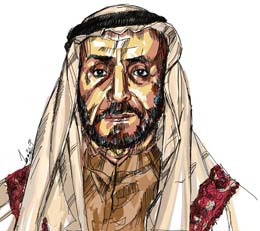 راشد انكشف له المستور وقرأ  المستقبل