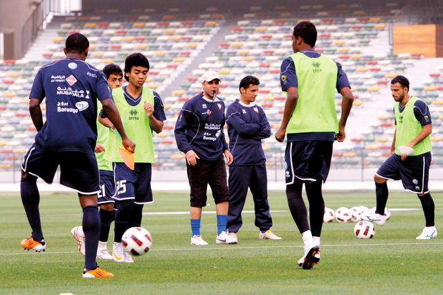 "جانب من تدريبات سابقة للمنتخب الأولمبي"
