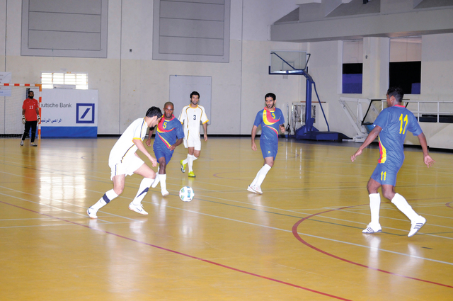 "جانب من المباراة الافتتاحية لكأس وزارة الداخلية"
