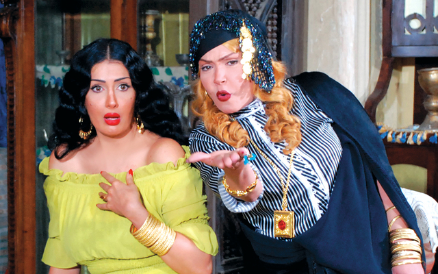 "مشهد من مسلسل «سماره» (من المصدر)"