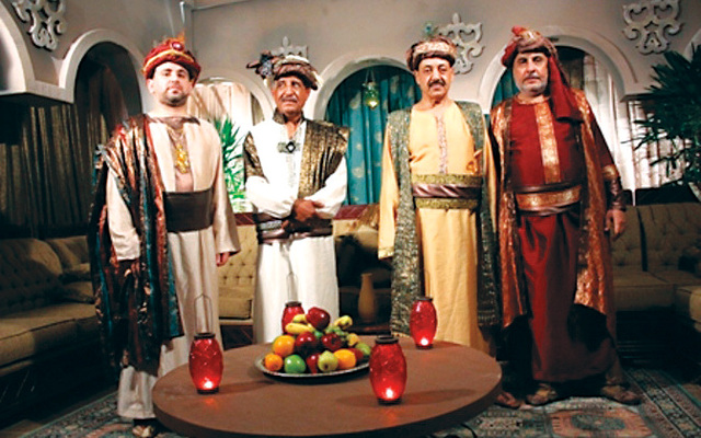 "مشهد من «سندباد بن حارب» (من المصدر)"