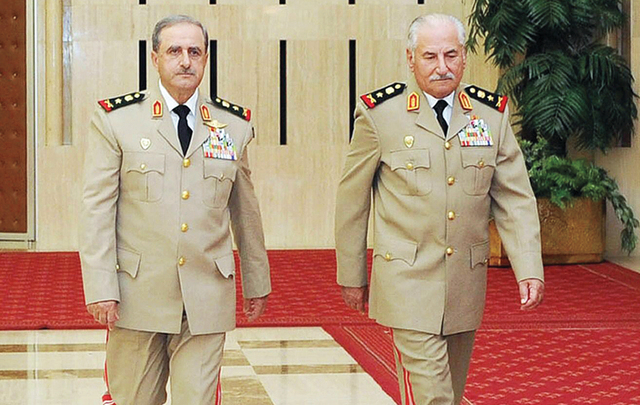 "العماد راجحة يؤدي اليمين أمام الرئيس الأسد (سانا)"