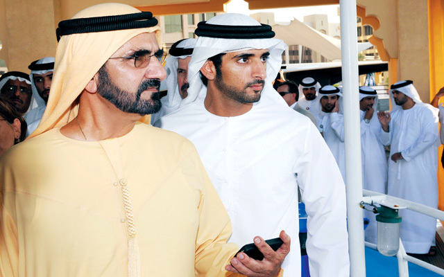 "محمد بن راشد وحمدان بن محمد"