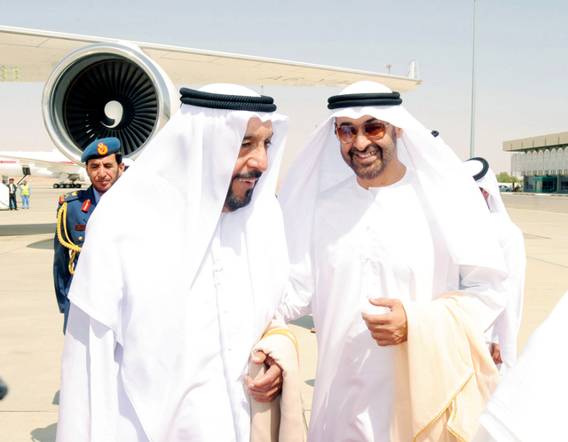 "خليفة ومحمد بن زايد"