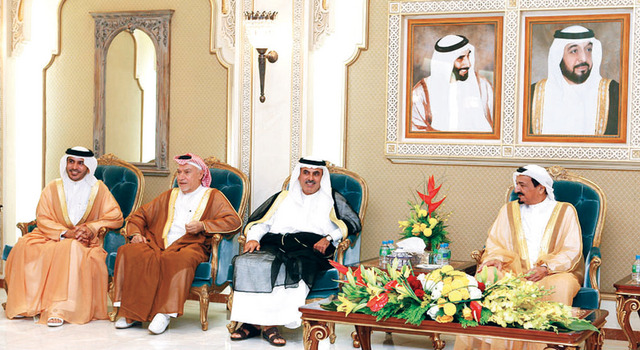 "..ولدى استقباله عبدالعزيز الغرير وعبدالله أمين"