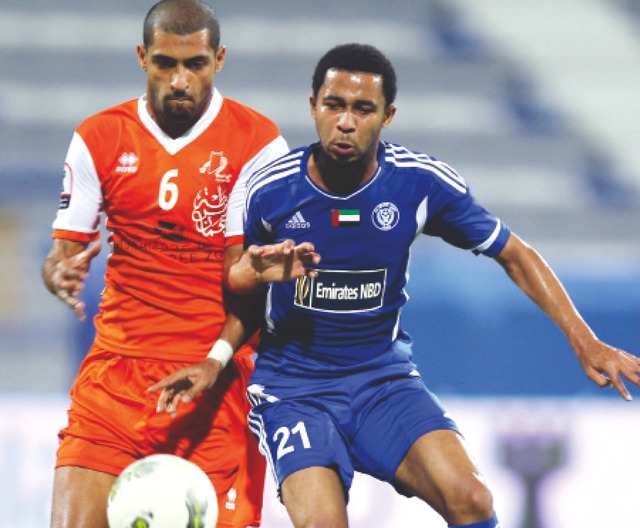 "مباراة النصر و عجمان في كأس اتصالات"