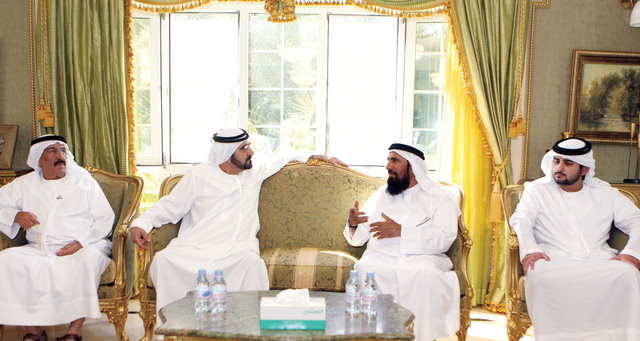 ".. وسموه ومكتوم بن محمد والنابودة والمزروعي"