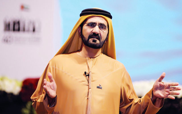 "محمد بن راشد يتحدث لأبنائه المواطنين"