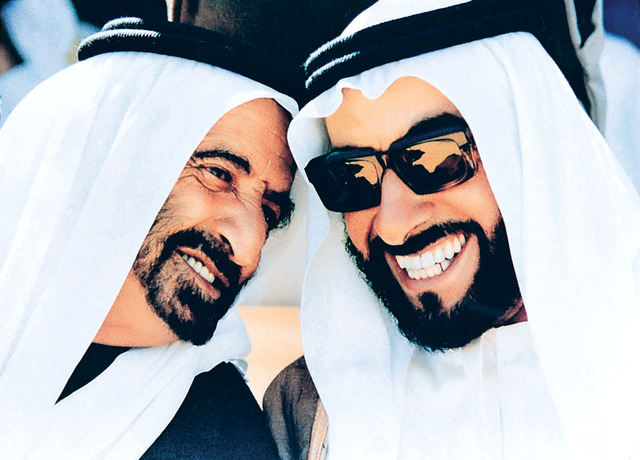 "زايد آل نهيان وراشد آل مكتوم هما روح الاتحاد"