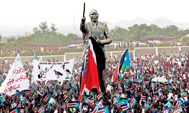 "السودان انشطر جزأين وولدت الدولة 193 في العالم"