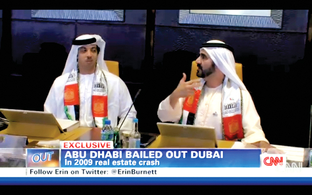 "محمد بن راشد ومنصور بن زايد"