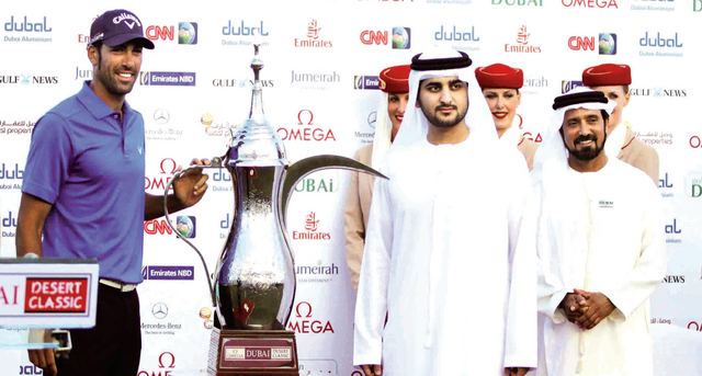 الإسباني كيروس يدافع عن لقب  «أوميغا دبي ديزرت كلاسيك» للغولف