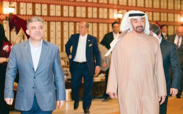 "ولي عهد أبوظبي والرئيس التركي"