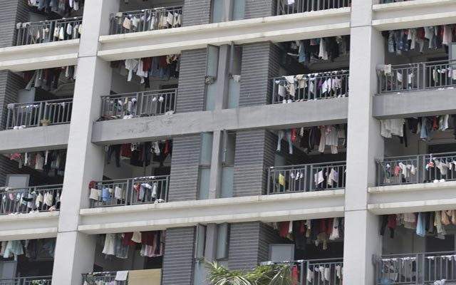 "سكن العمال في فى شنتشن، جنوب الصين بمقاطعة قوانغتشو"