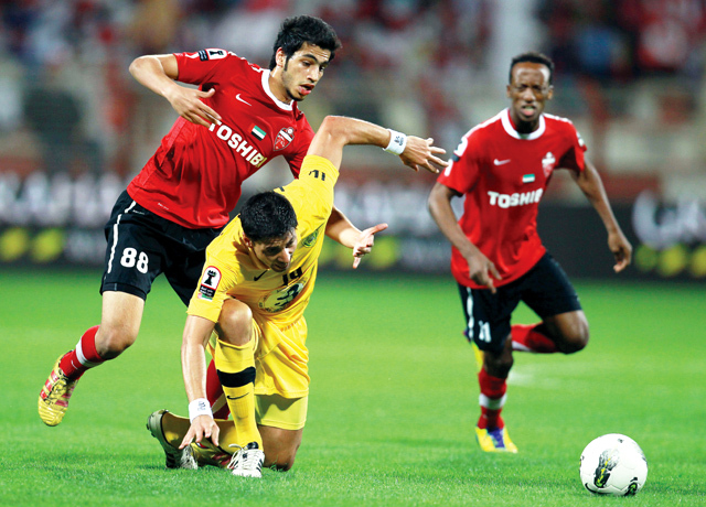 "الوصل فشل في الوصول إلى مرمى الفرسان"