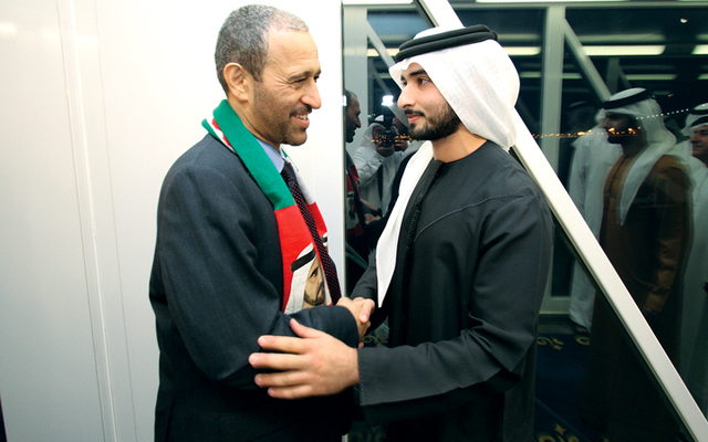 "ماجد بن محمد يهنئ يوسف السركال"