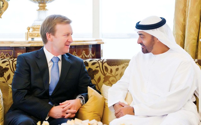 "..ولدى استقباله وزير الدفاع النيوزيلندي"