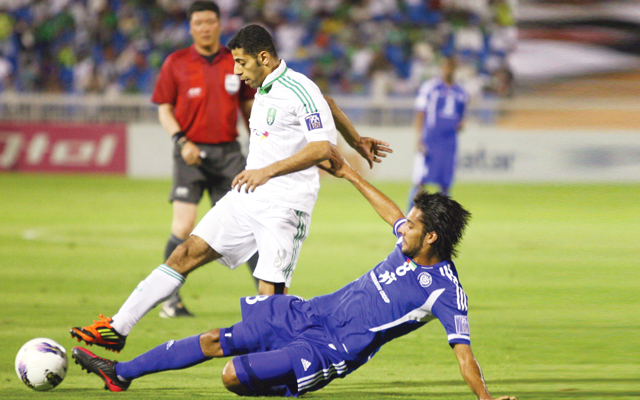 "لقاء النصر والأهلي السعودي بجدة"