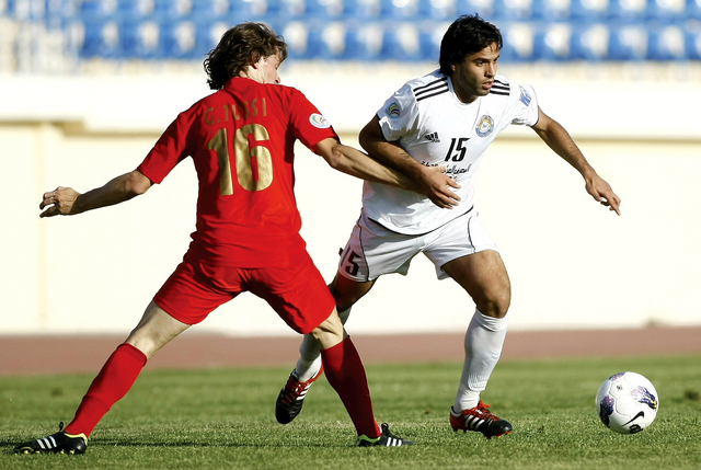"من مباراة الزوراء و كاظمة الكويتي"