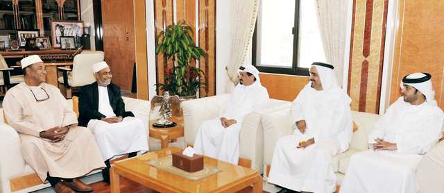 "..وخلال استقباله نائب رئيس حكومة زنجبار"