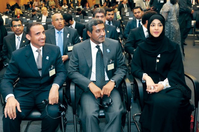 "أحمد بن سعيد والشيباني وريم الهاشمي وأحمد الشيخ وعدد من الحضور"
