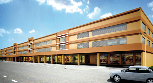 "مجسم يحاكي مشروع سور عجمان التجاري"