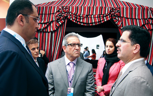 "سلطان الجابر وسعيد الطاير يتحدثان عن تبادل أفضل الممارسات مع الوفود"