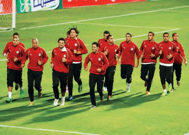 "منتخب مصر يستعد لجولة الإياب مع أفريقيا الوسطى"
