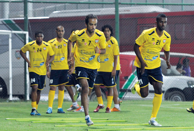 "من تدريبات سابقة للمنتخب الأول"