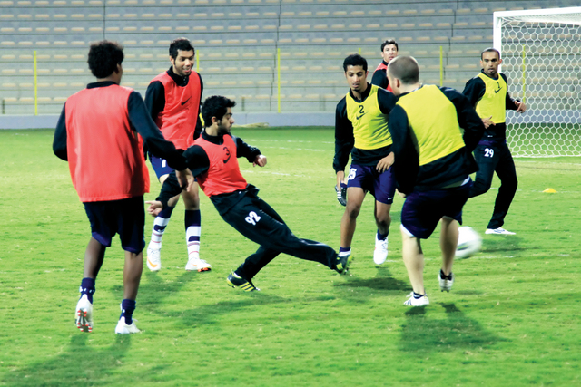 "جانب من تدريب الوصل"