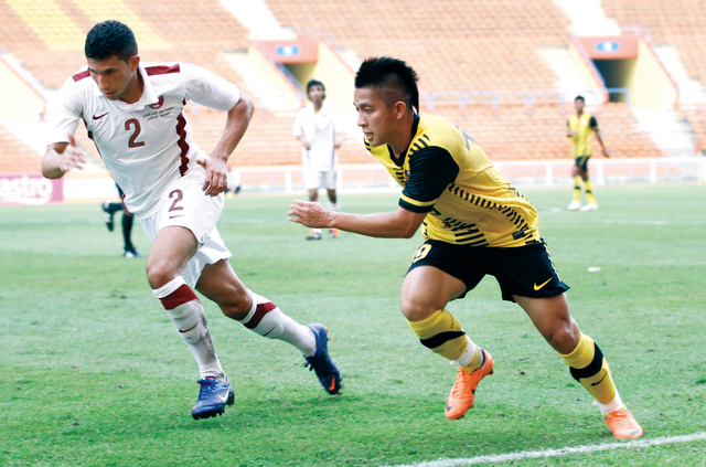 "الأولمبي القطري يسعى إلى التعويض أمام البحرين"