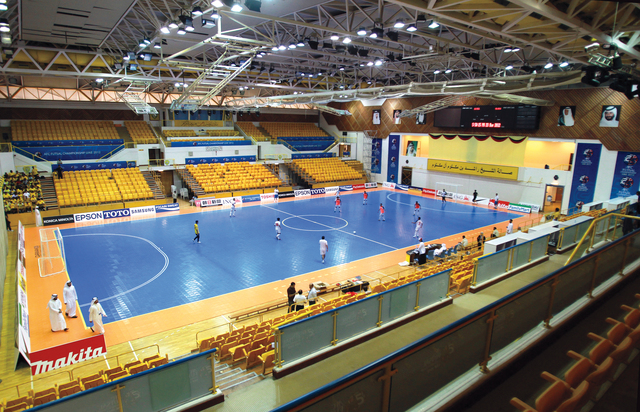 "صالة الوصل جاهزة للمنافسات «البيان»"