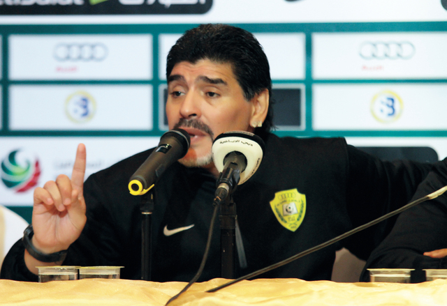 "مارادونا المدير الفني لفريق الوصل (البيان)"