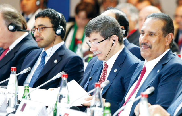 "عبدالله بن زايد يشارك في أعمال المؤتمر (وام)"