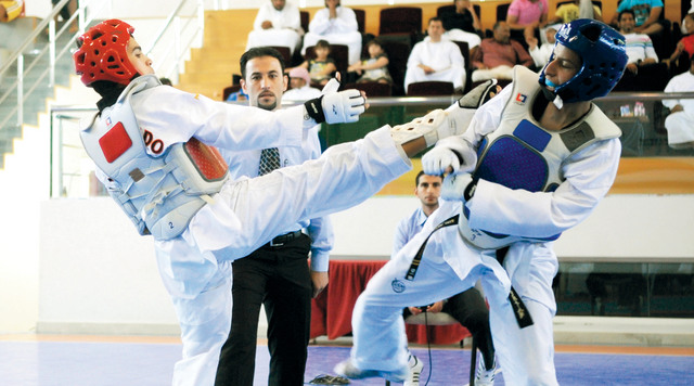 "اهتمام متزايد بلعبة التايكواندو \t\t(البيان)"