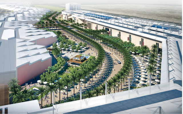 "تصور هندسي لمشروع توسعة السوق الصيني"