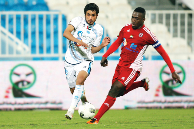 "من مباريات الجزيرة\t ( البيان)"