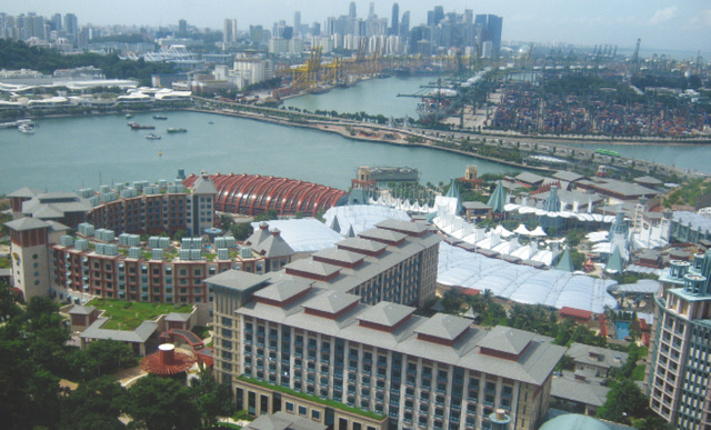 "جزيرة سنتوزا وجهة عالمية للسياحة في سنغافورة\tأرشيفية"