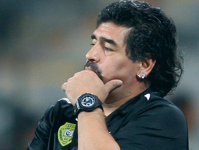 "مارادونا مدرب الوصل السابق\t البيان"