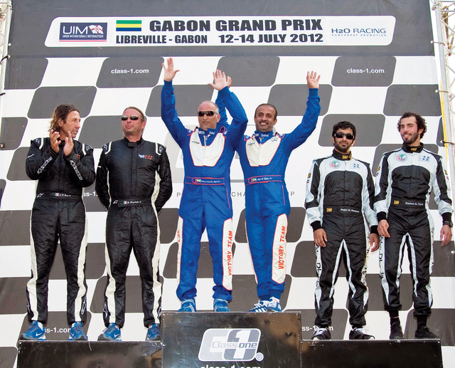 "أطقم الفيكتوري 3 وأبوظبي 5 وفينيدي 10 على منصة التتويج\t\tمن المصدر"