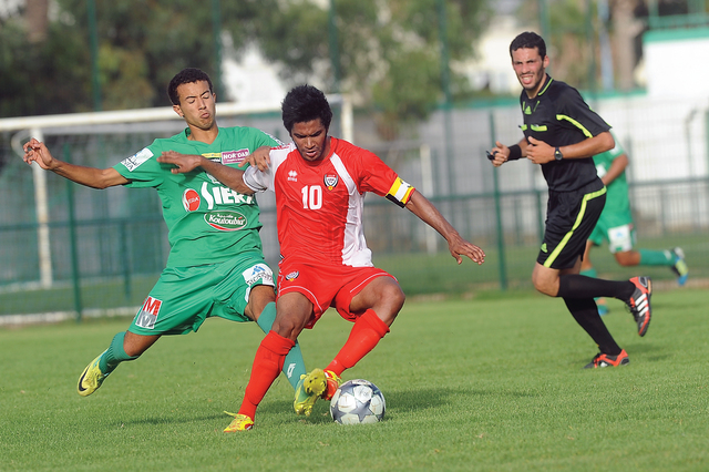 "من لقاء منتخبنا للشباب أمام الرجاء البيضاوي \t\t\t\t\t\t من المصدر"