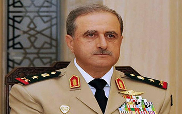 "وزير الدفاع السوري العماد داود راجحة"