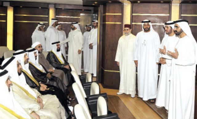 ".. وسموه خلال لقائه عدداً من العلماء والوعاظ"