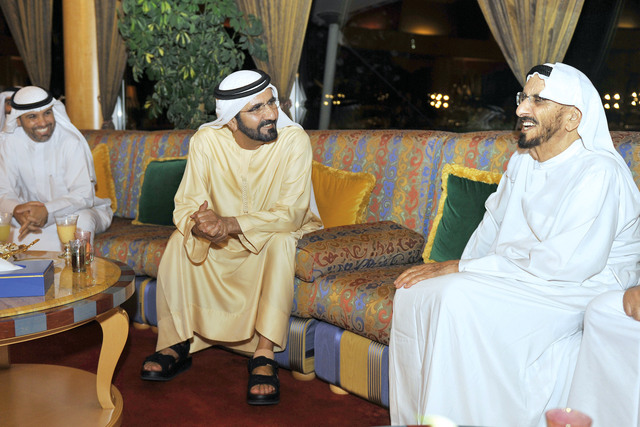 "سموه في حديث مع الشيخ مجرن"