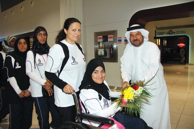 "استقبال زينب البريكي \tمن المصدر"