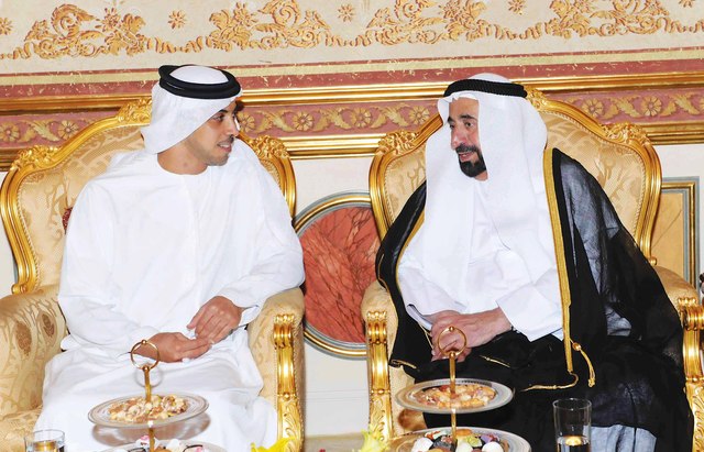 "..وسموه خلال استقباله منصور بن زايد"