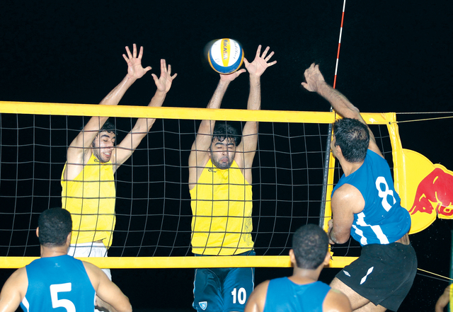 "جانب من منافسات الكرة الطائرة في البطولة الماضية أرشيفية"