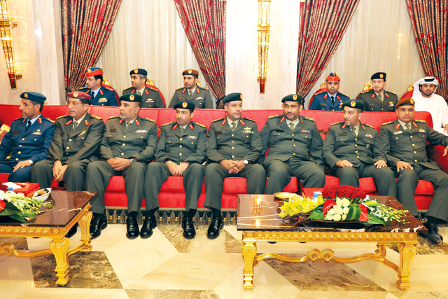 "..وكبار ضباط القوات المسلحة"