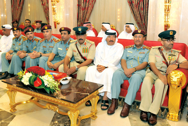 "كبار ضباط الشرطة خلال اللقاء"